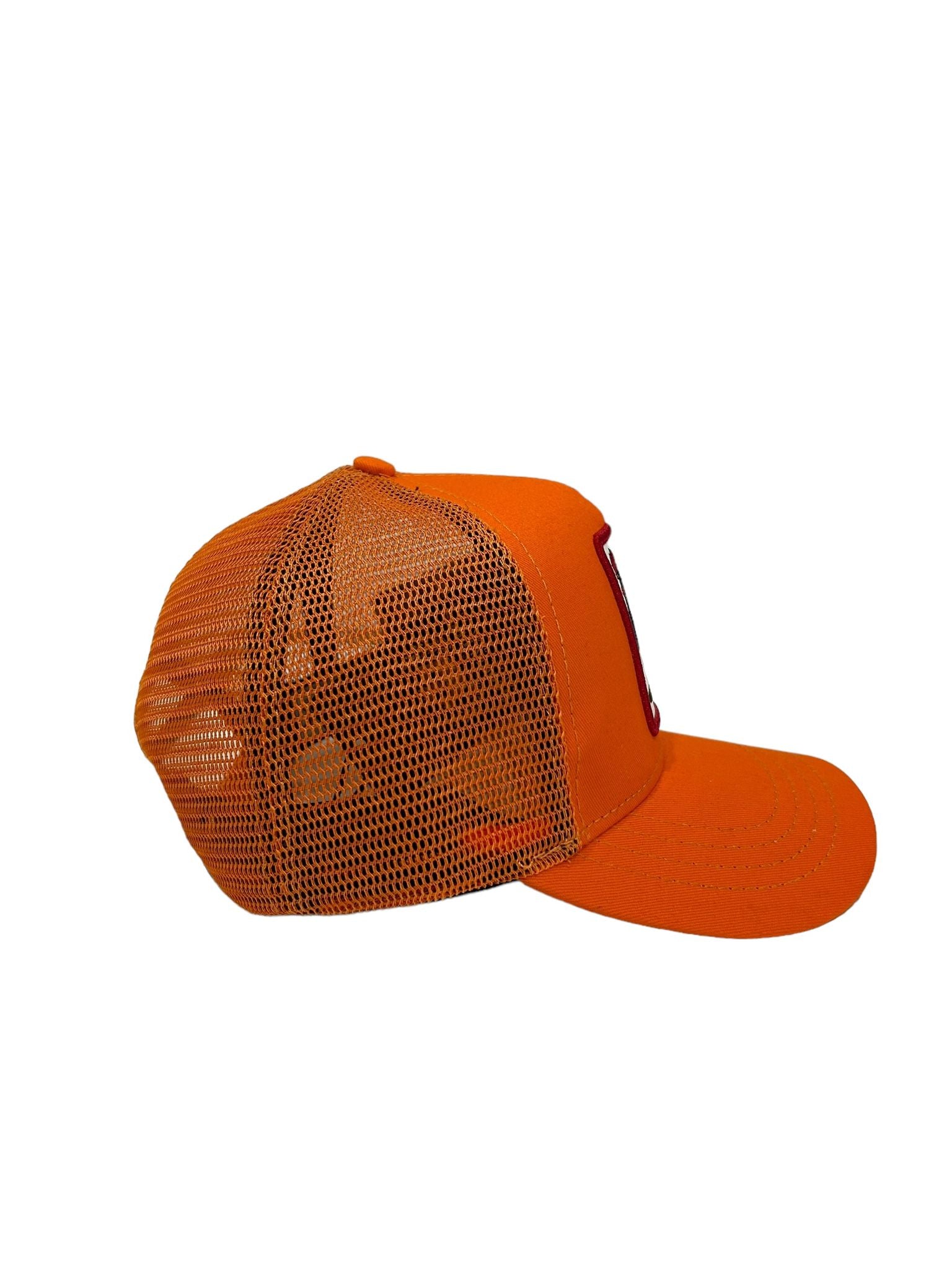 Goorin Bros Cock Orange Animal Farm Trucker Baseball Snapback Cap